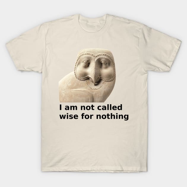 Ptolemaic owl is wise T-Shirt by Artimaeus